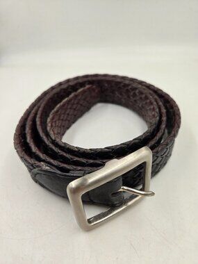 Perry Ellis Portfolio Braided Bonded Leather Black